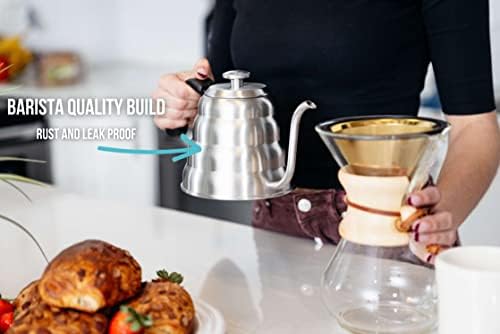 Barista Warrior Pour Over Kettle & Coffee Maker Set