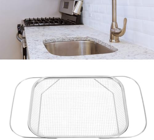 gernie Over the Sink Strainer, Stainless Steel Colander Strainer