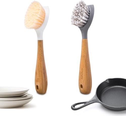 Full Circle Double Dish Brush Set