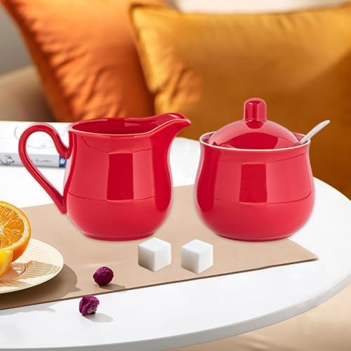 Ceramic Sugar and Creamer Set Set Creamer Jug, Gift, Sugars Holder