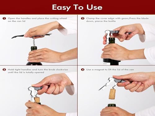 Kit-Home Professional Waiter Corkscrew Wine Openers Set