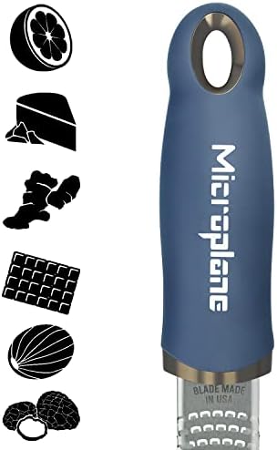 Microplane Premium Zester Grater in Denim Blue | Lemon Zester tool