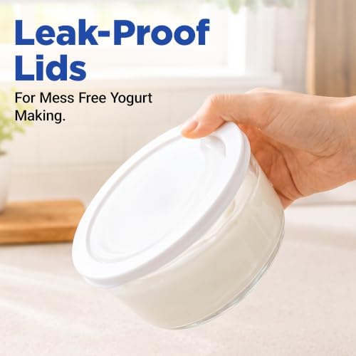 Ultimate Yogurt Containers, 2 Pack, 1 Quart Glass