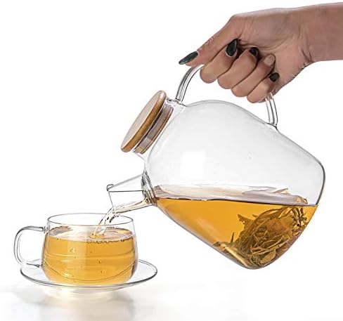 Tealyra - Glass Stove-top Kettle 60-ounce - Teapot - Heat Resistant