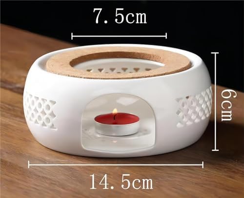 Bamboo's Grocery LoKii Ceramic Teapot Warmer with Cork Cushion, Teapot