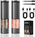 Haomacro Electric Salt & Pepper Grinder Set, Larger Capacity