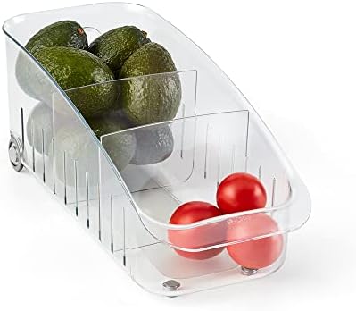 YouCopia RollOut Fridge Drawer 6", BPA-Free Clear Rolling Refrigerator