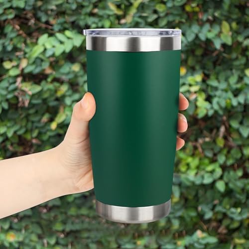 20oz Stainless Steel Tumbler with Lid, Travel Mug - Double Wall Vacuum