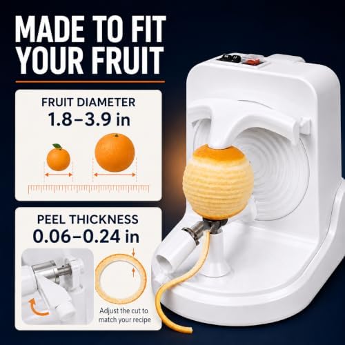 Electric Fruit & Vegetable Peeler, Automatic Countertop Machine