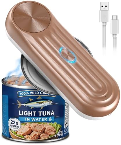 Electric Can Opener, One Touch Automatic Can Opener for Seniors