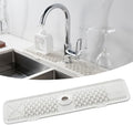 Silicone Faucet Splash Guard Cream White/Beige Kitchen Dish Drying