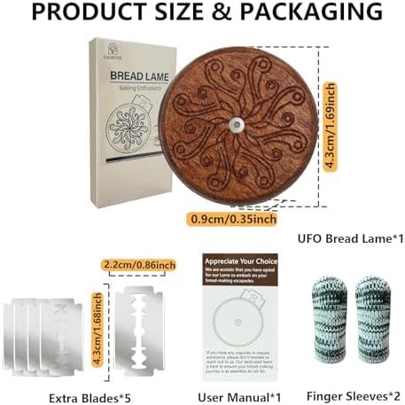 Hand Crafted Bread Lame Sourdough Scoring Tool - Sourdough Starter Kit