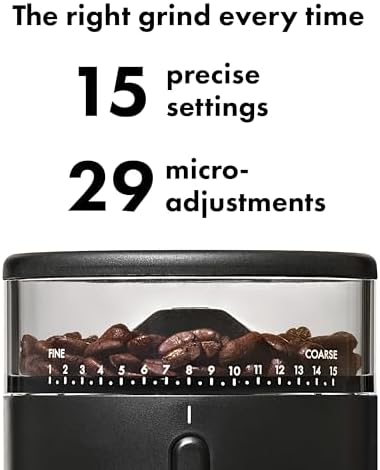 OXO Brew Compact Conical Burr Coffee Grinder, 50g Capacity