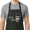 Funny Chef Apron Gifts for Men, Cooking BBQ Grilling Adjustable Bib