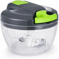 Mini Food Processor Vegetable Chopper, Manual Portable Hand Pull