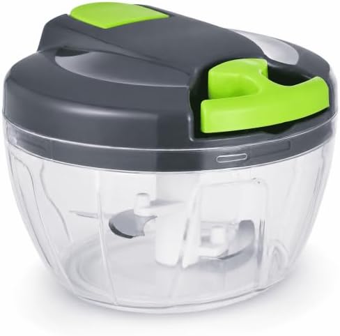 Mini Food Processor Vegetable Chopper, Manual Portable Hand Pull