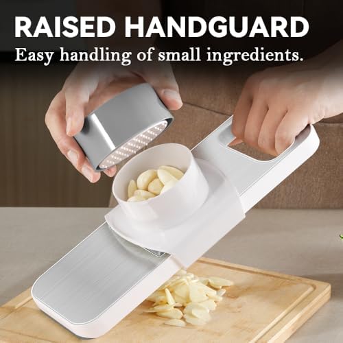 KEOUKE Multifunctional Mandoline Slicer, Stainless Steel, 6 Blades