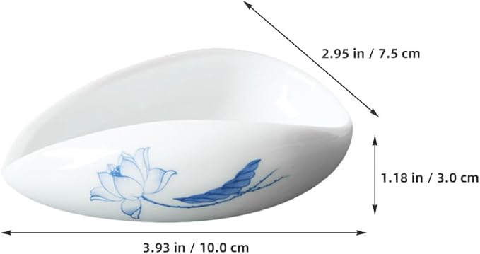 Ceramic Tea Leaf Holder Plate - Image 2