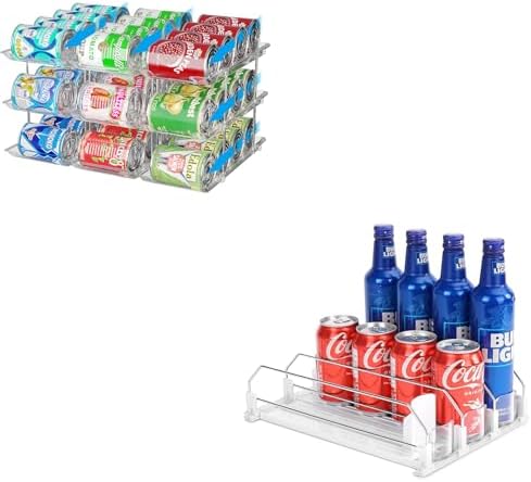 Stackable 3 Tiers Can Organizer Pantry and Automatic Soda Can