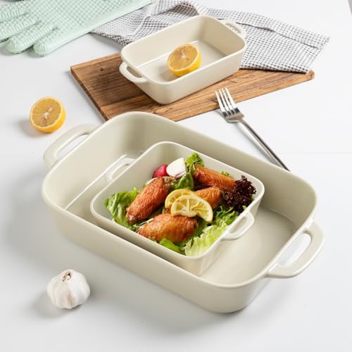 Sweejar Beige Ceramic Bakeware Set