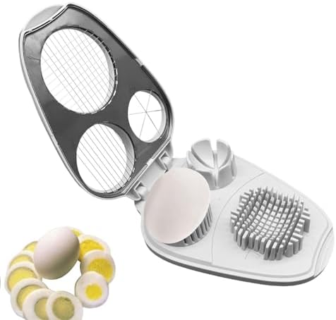 Egg Slicer Cutter – Kitchen Gadget Featuring Stainless Steel Wires