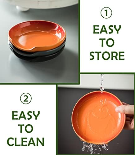 LYEOBOH Spoon Rest for Stove Top, Large Kitchen Spoon Holder, 5 Inch