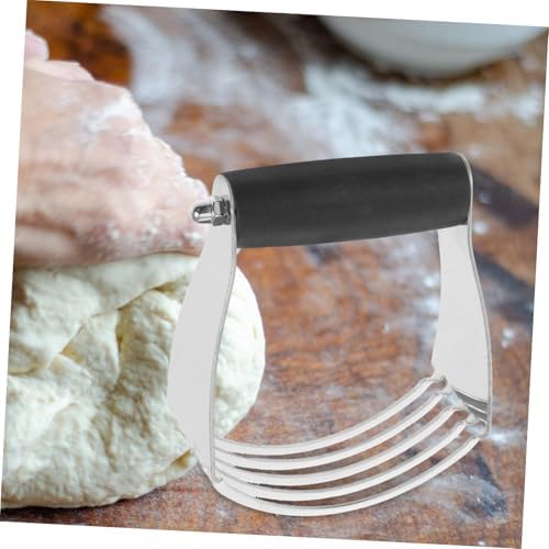 Stainless Steel Dough Blender Pastry Cutter with Blades and Scraper