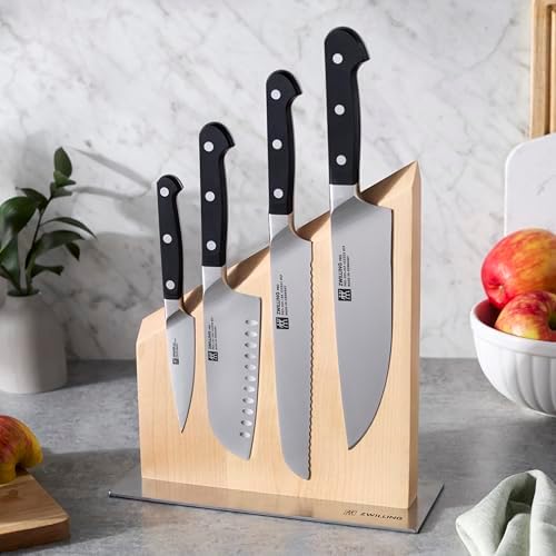 ZWILLING Pro 5-Piece Magnetic Knife Block Set