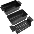 Meatloaf Pan with Drain Tray, 2 Pack Meat Loaf Pan with Drip Tray