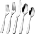 18/10 Stainless Steel Flatware Set for 8, 40 Pieces Heavy Silverware Set