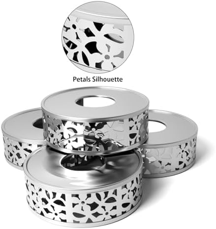 Tea Warmer Petals Silhouette, 4 Pack