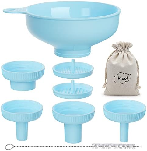 Pisol Wide Mouth Funnel for Kitchen Use for Filling Bottles with Bags