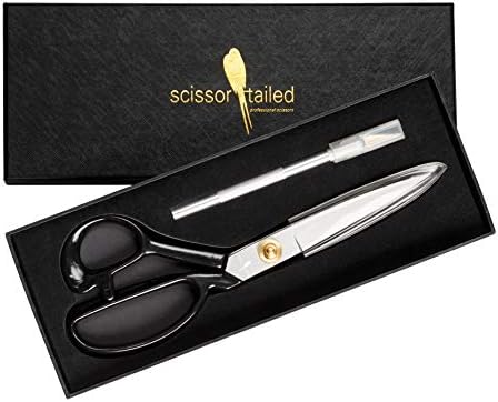 Sewing Scissors Ultra Sharp + Free Craft Knife - 9" Heavy Duty