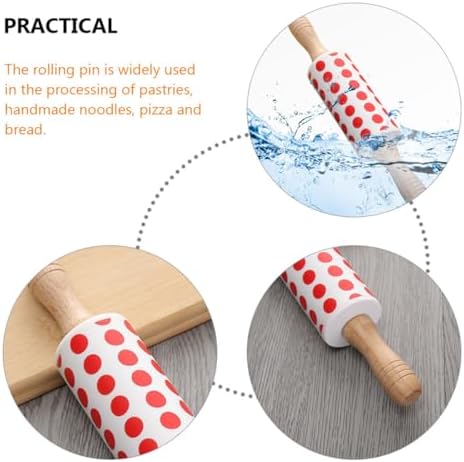 2pcs Silicone Rolling Pin Baking Roller for Kids