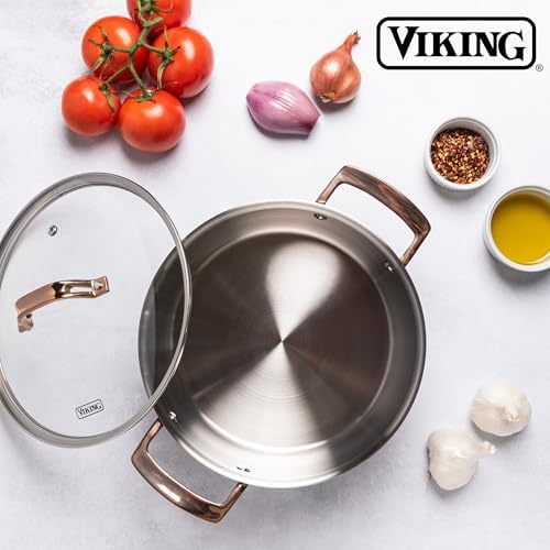 Viking 3-Ply Cookware Set, 10 Piece Stainless Steel Kitchen Cookware