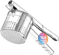 GloTika Heavy Duty Stainless Steel Potato Ricer, Ergonomic 15oz Masher