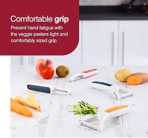 Zyliss 2-Piece Swivel & Soft-Skin Peeler Value Set - Potato, Cucumber