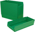 Akro-Mils 30158 Heavy Duty Plastic Shelf Bins, 18"x 8"x 4", Green