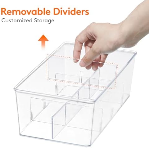 Lifewit 2 Pack 16 Compartment Tea Organizer, Stackable for Cabinet