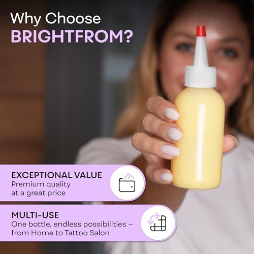 BRIGHTFROM Squeeze Hair Color Applicator Bottles with Red Top Cap