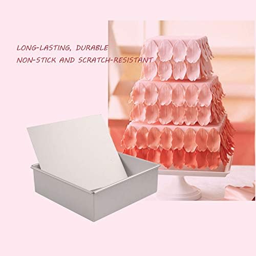 Anodized Aluminum Square Cheesecake Pan Chiffon Cake Mold Baking Mould