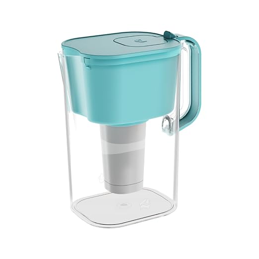 HOMEWATER 10-Cup Pitcher Filter – BPA-Free, High-Capacity 2.4L Pitcher by HomeWater