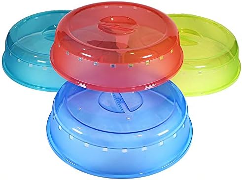 Rock 4 Pack of Microwave Plate Bowl Splatter Cover. Keep Your Microwave Clean by ROCKHOMELIFE