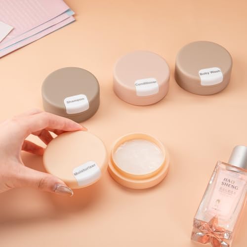 Gemice Travel Containers for Toiletries, Magnetic Travel Containers