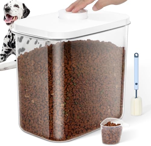 12 lbs Airtight Dog Cat Food Storage Container and Dog Treat