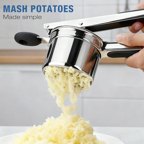 Potato Ricer, AIDOIT Large 15oz Potato Ricer Heavy Duty Stainless