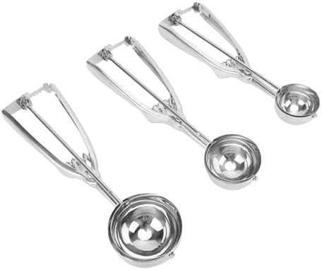 Ice Cream Scoop Set Non Slip Handle Cookie Dough Scoop Multifunctional