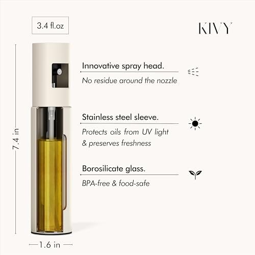 KIVY Glass Oil Sprayer Set of 2