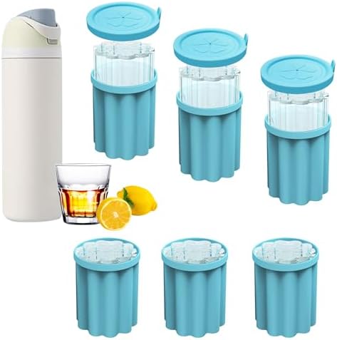Ice Cube Tray for Owala FreeSip, 3PCS Silicone Ice Cube Molds, Easy
