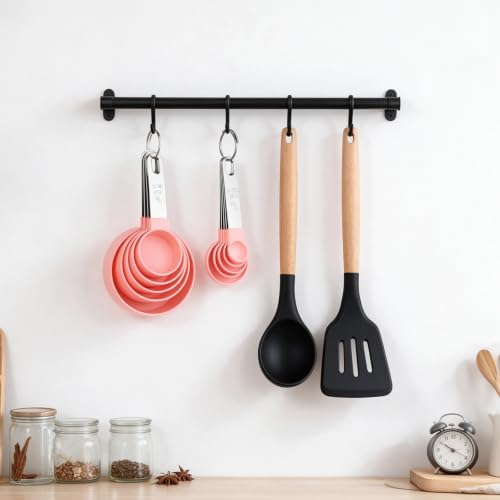 Measuring Cups and Spoons Set, 10-Piece with Stainless Steel Handles